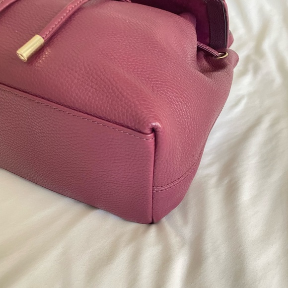 Kate Spade Small Breezy Mulberry Street Backpack Burgundy / Purple - Picture 12 of 16